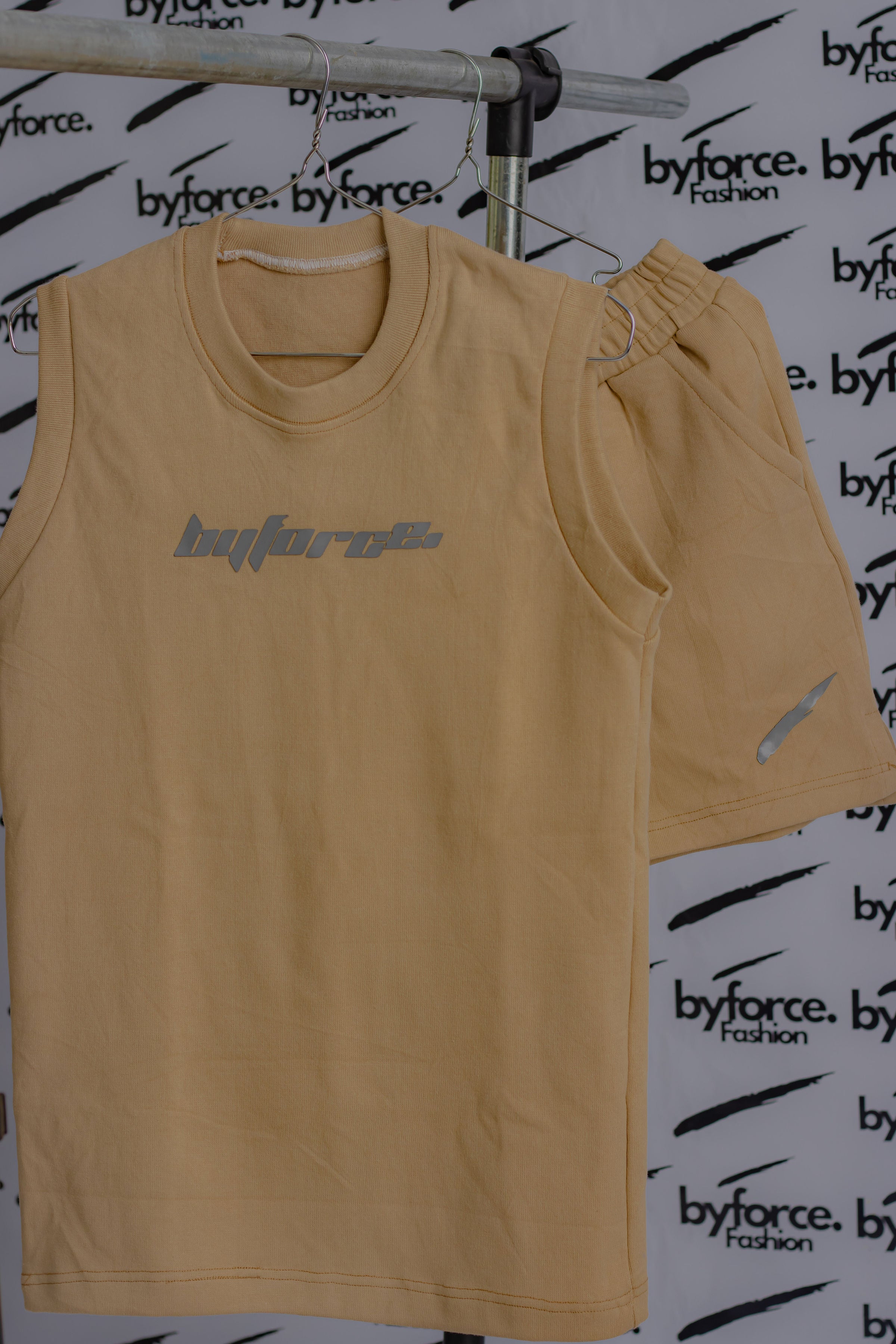 VORTEX // Sleeveless Round-Neck (Cream)